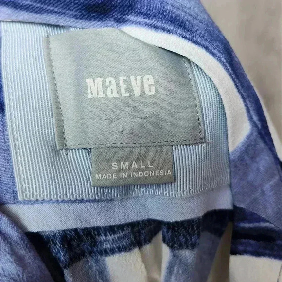 Maeve Anthropologie Devery Plaid Mini Belted Dress Small Women's - Picture 14 of 15